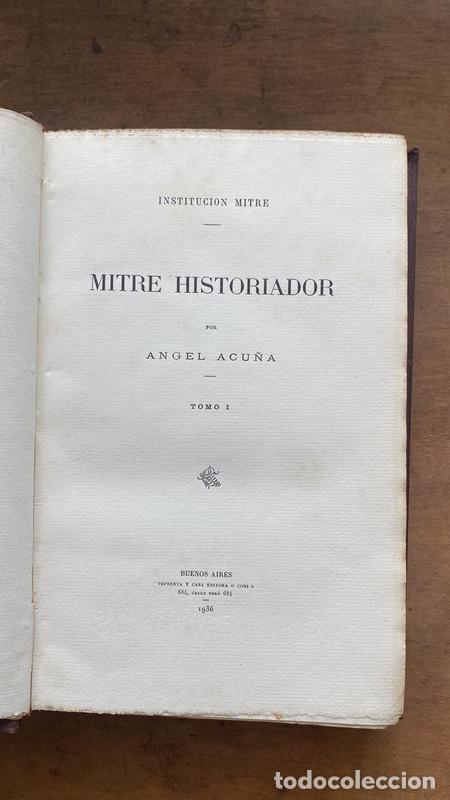 Libros: Mitre historiador - Acu&ntilde;a Angel - Foto 1