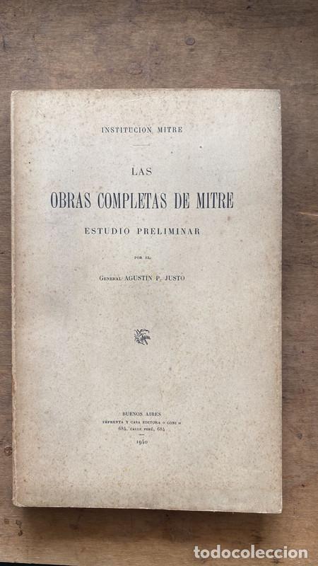 books: Las obras completas de Mitre - Justo Agustin