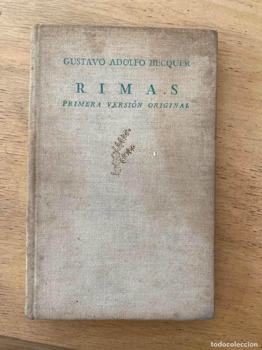 Libros: primera version original, Rimas - Becquer Gustavo Adolfo - Foto 1
