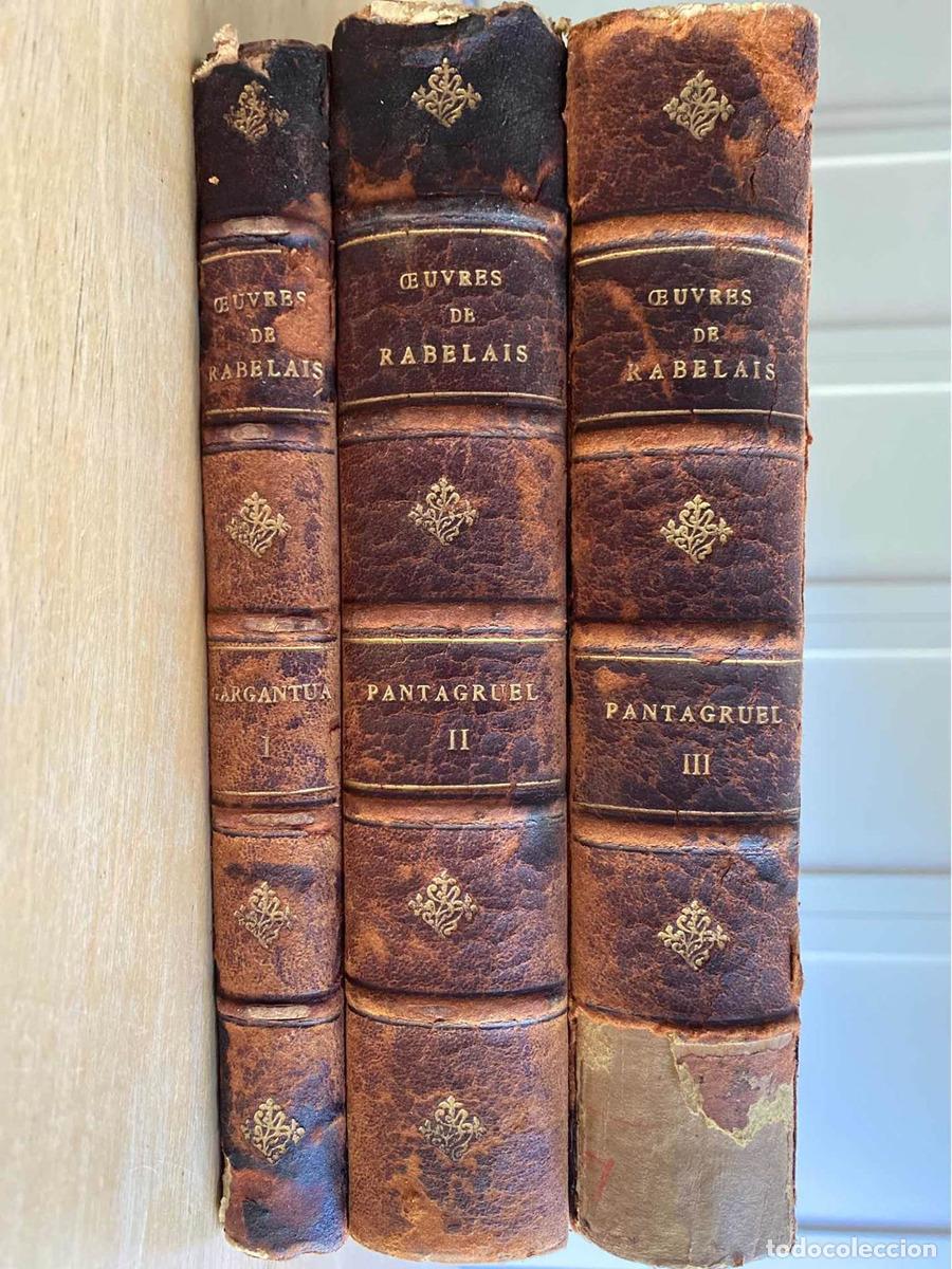 Libros: Les oeuvres de RABELAIS - COMPLET EN 3 TOMES - Rabelais - Foto 1