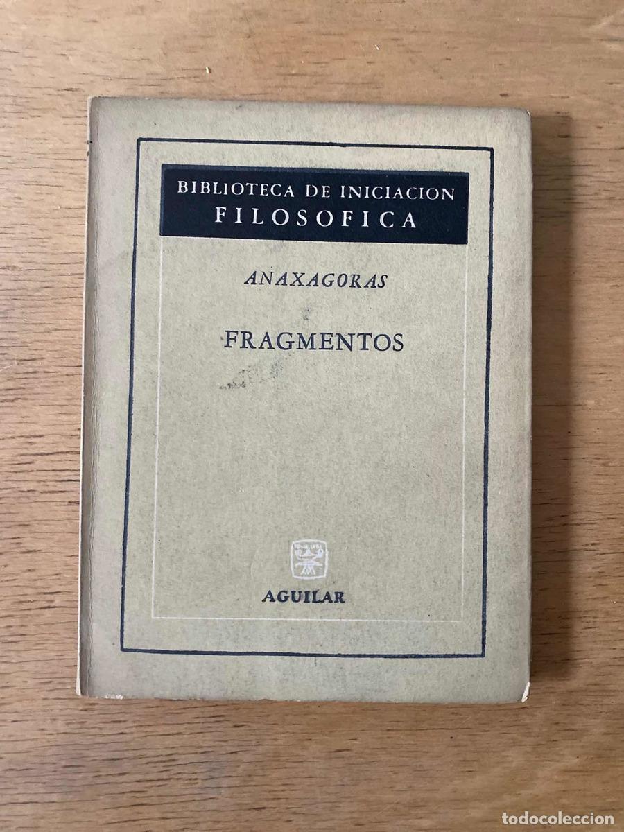 Libros: Fragmentos - Anaxagoras - Foto 1