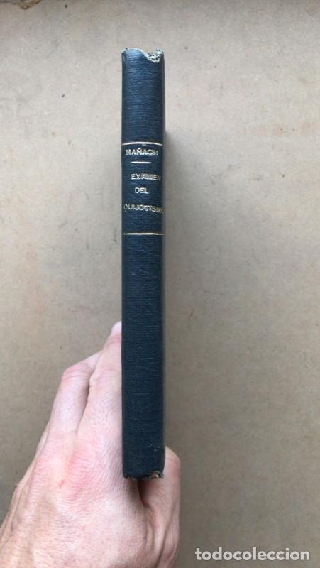 Libros: Examen del Quijotismo - Jorge Ma&ntilde;ach - Foto 1