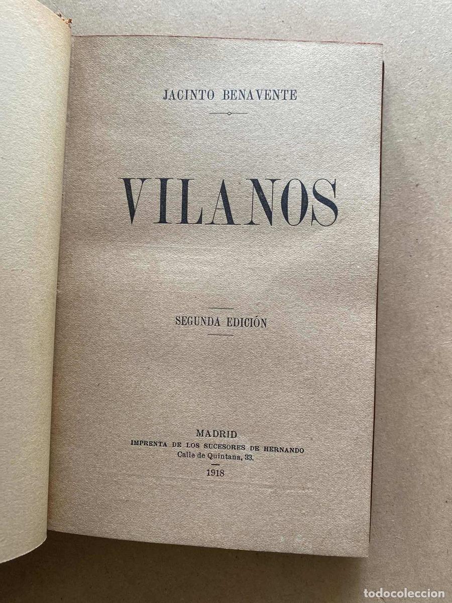 Libros: Villanos - Benavente Jacinto - Foto 1