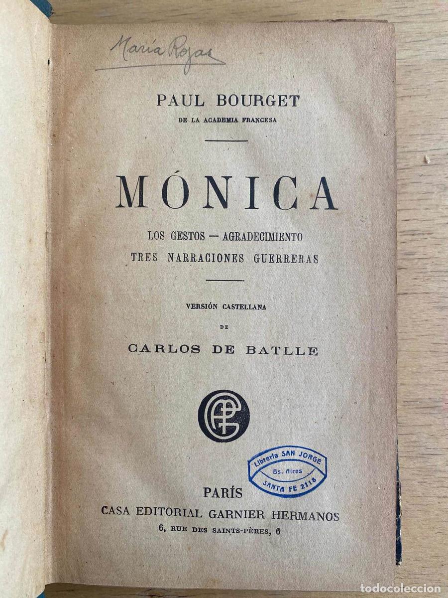 Libros: Monica - Bouget Paul - Foto 1