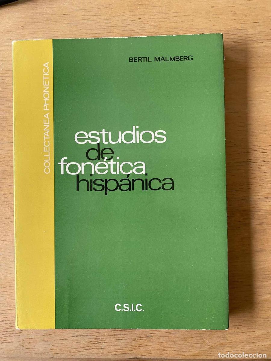 Libros: Estudios de fonetica hispanica - Bertil Malmberg - Foto 1