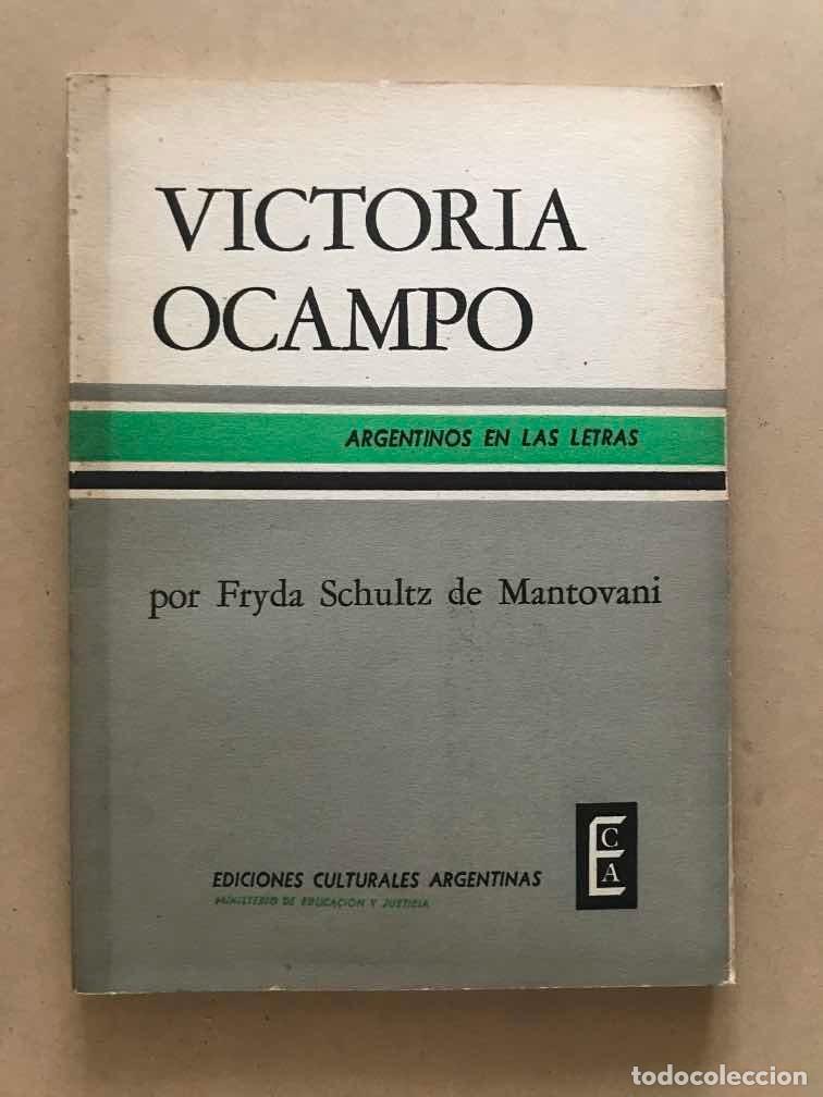Libros: Victoria Ocampo - Fryda Schultz de Mantovani - Foto 1