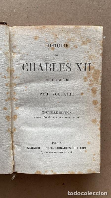 Libros: Histoire de Charles XII Roi de Suede - Voltaire - Foto 1