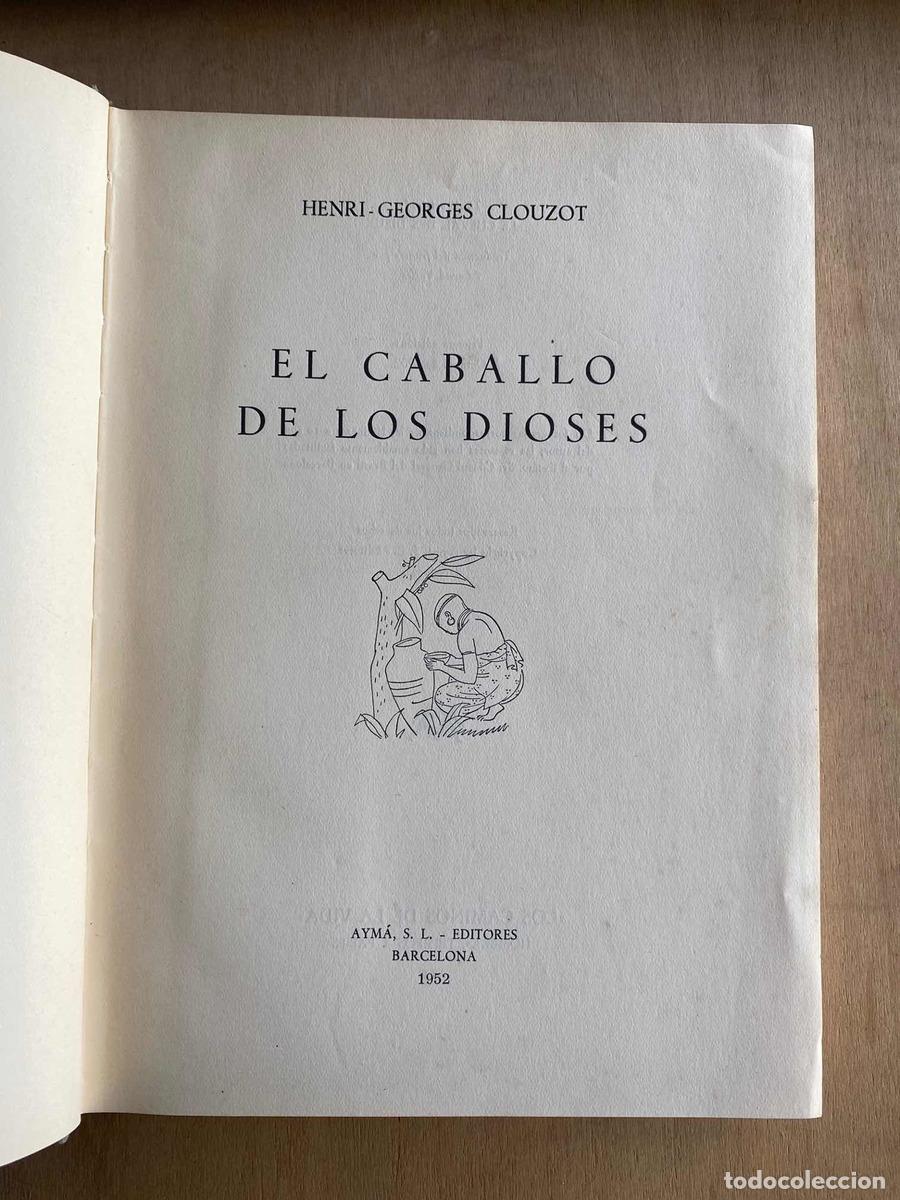 Libros: El caballo de los dioses - Clouzot Henri - Georges - Foto 1