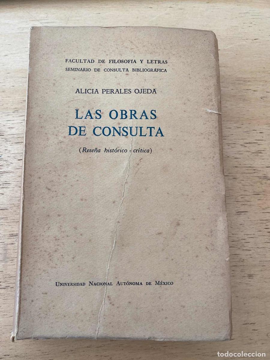 Libros: Las obras de consulta - Alicia Perales Ojeda
