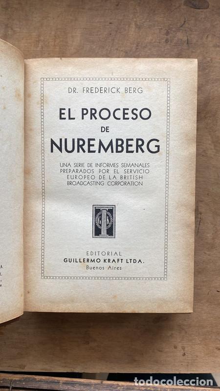 Libros: El proceso de Nuremberg - Berg Frederick - Foto 1