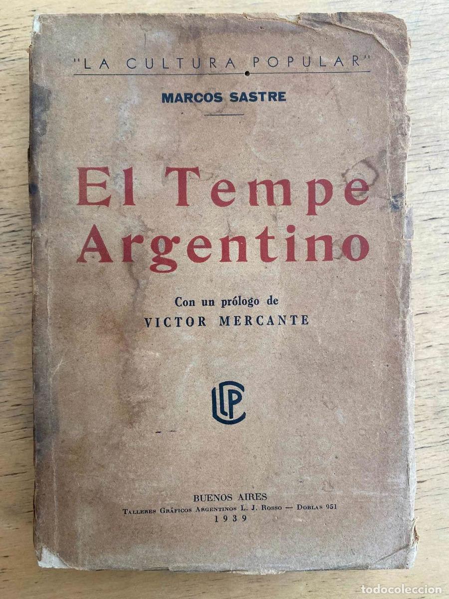 Libros: El tempe argentino - Marcos Sastre - Foto 1