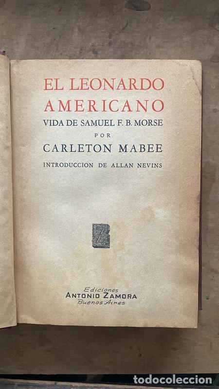 Libros: El leonardo Americano - Carleton Mabee - Foto 1
