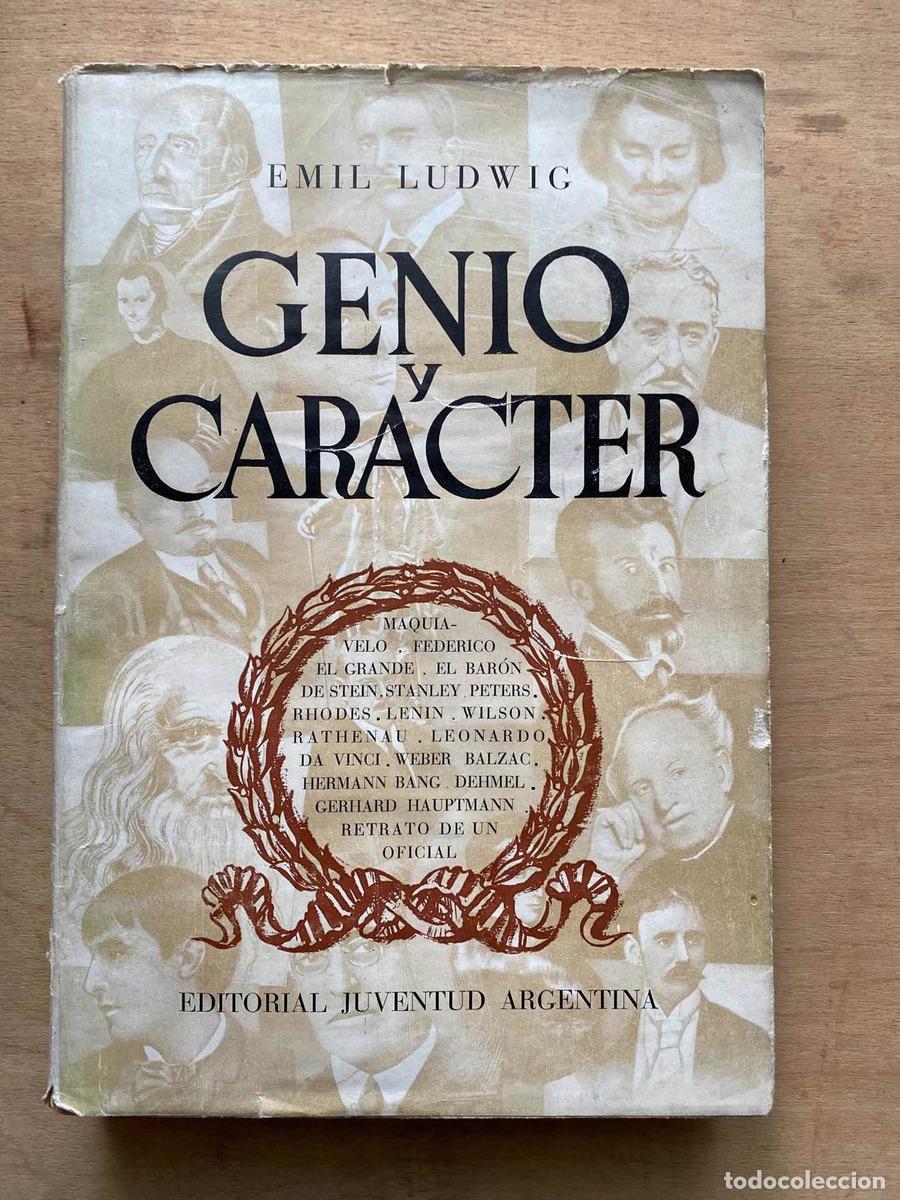 Libros: Genio y caracter - Emil Ludwig - Foto 1