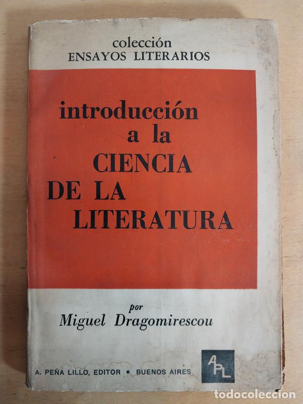 books: Introduccion a la ciencia de la literatura - Dragomirescou Miguel