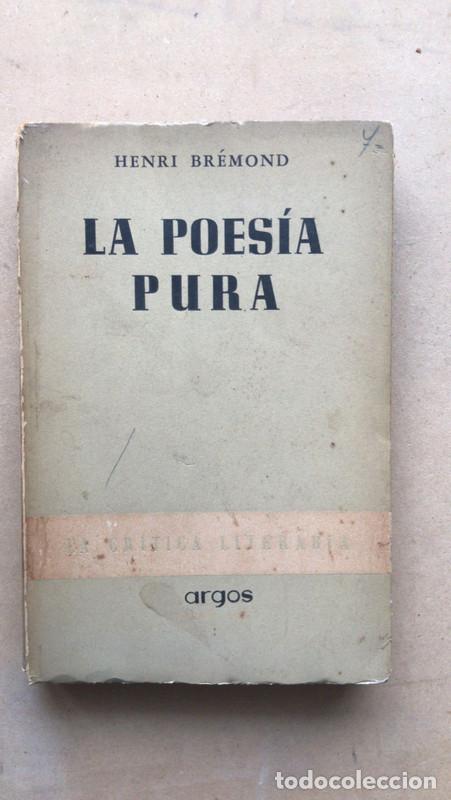 B&uuml;cher: La poesia pura - Bremond Henri