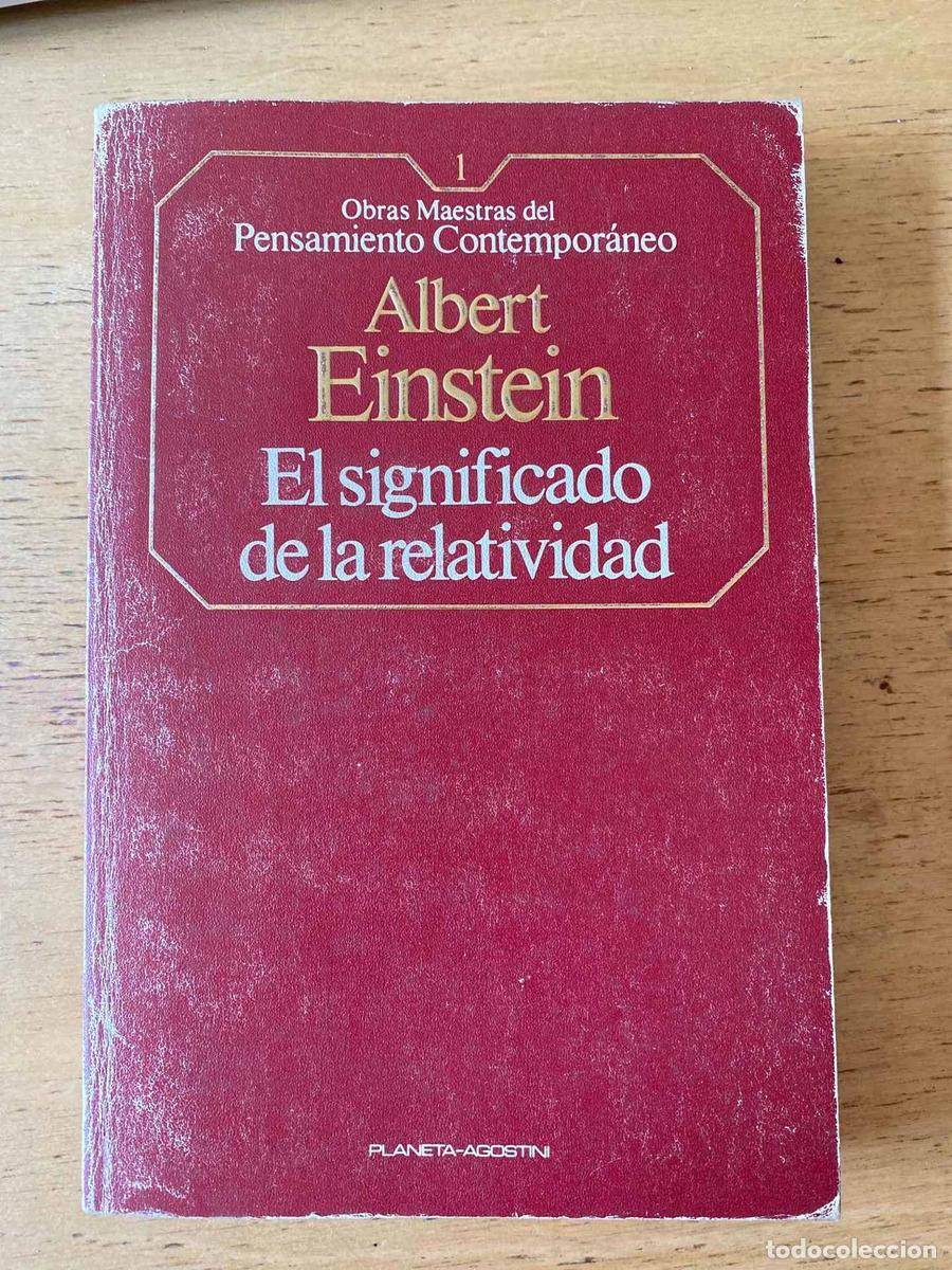 Libros: El significado de la relatividad - Albert Einstein - Foto 1