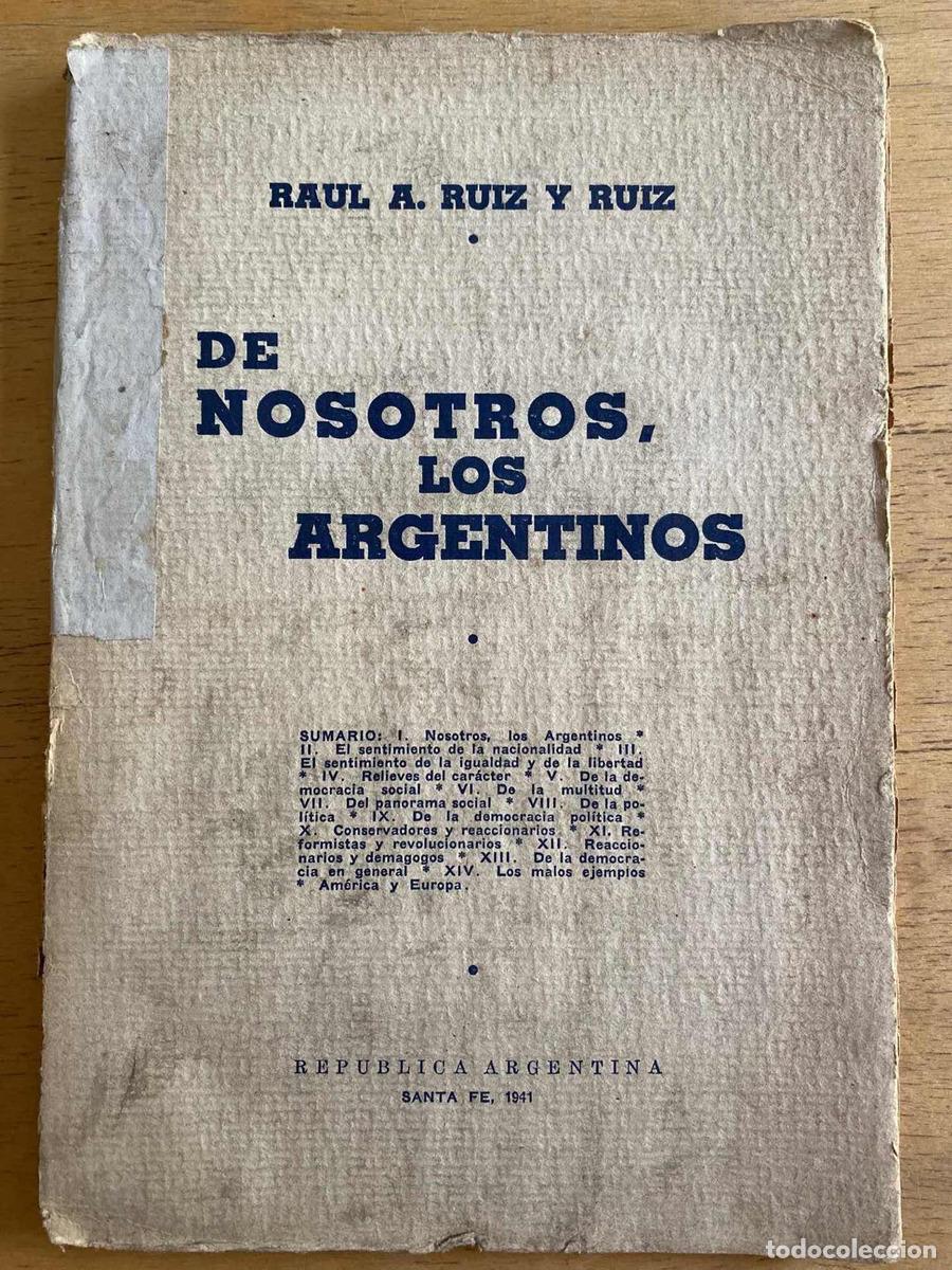 B&uuml;cher: De nosotros los argentinos - Raul Ruiz y Ruiz