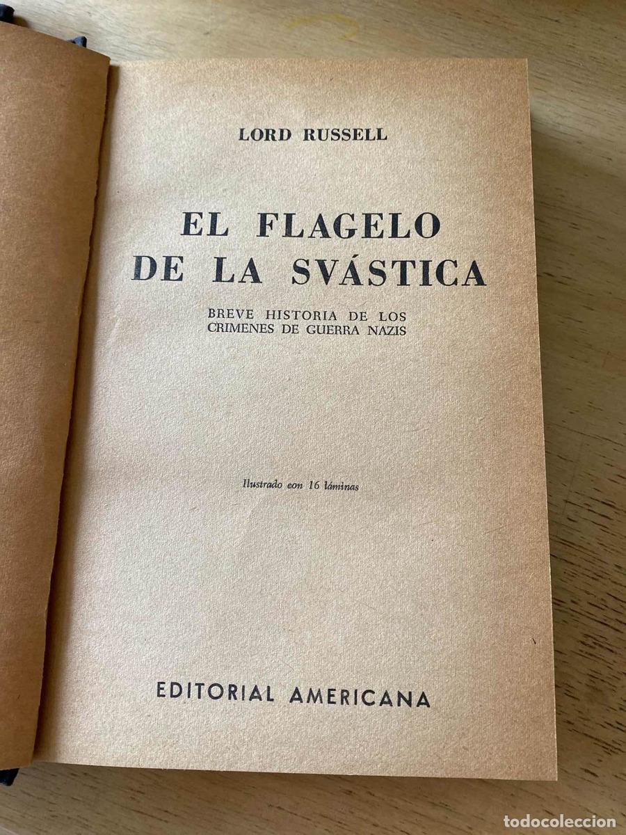 Livros em segunda m&atilde;o: El flagelo de la svastica. Breve historia de los crimenes de Guerra Nazis - Lord Russell