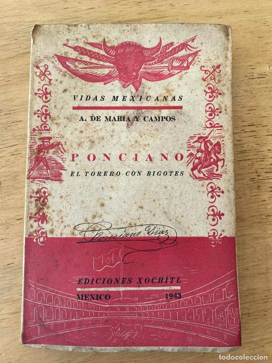Libri di seconda mano: el torero con bigotes, Ponciano - De Maria y Campos
