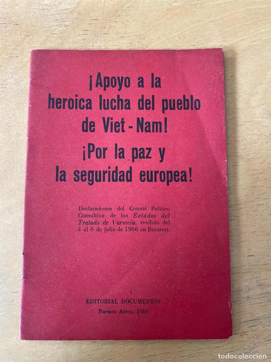 B&uuml;cher: Declaraciones del comite politico consultivo de los estados del tratado de varsovi rendido del 4 al