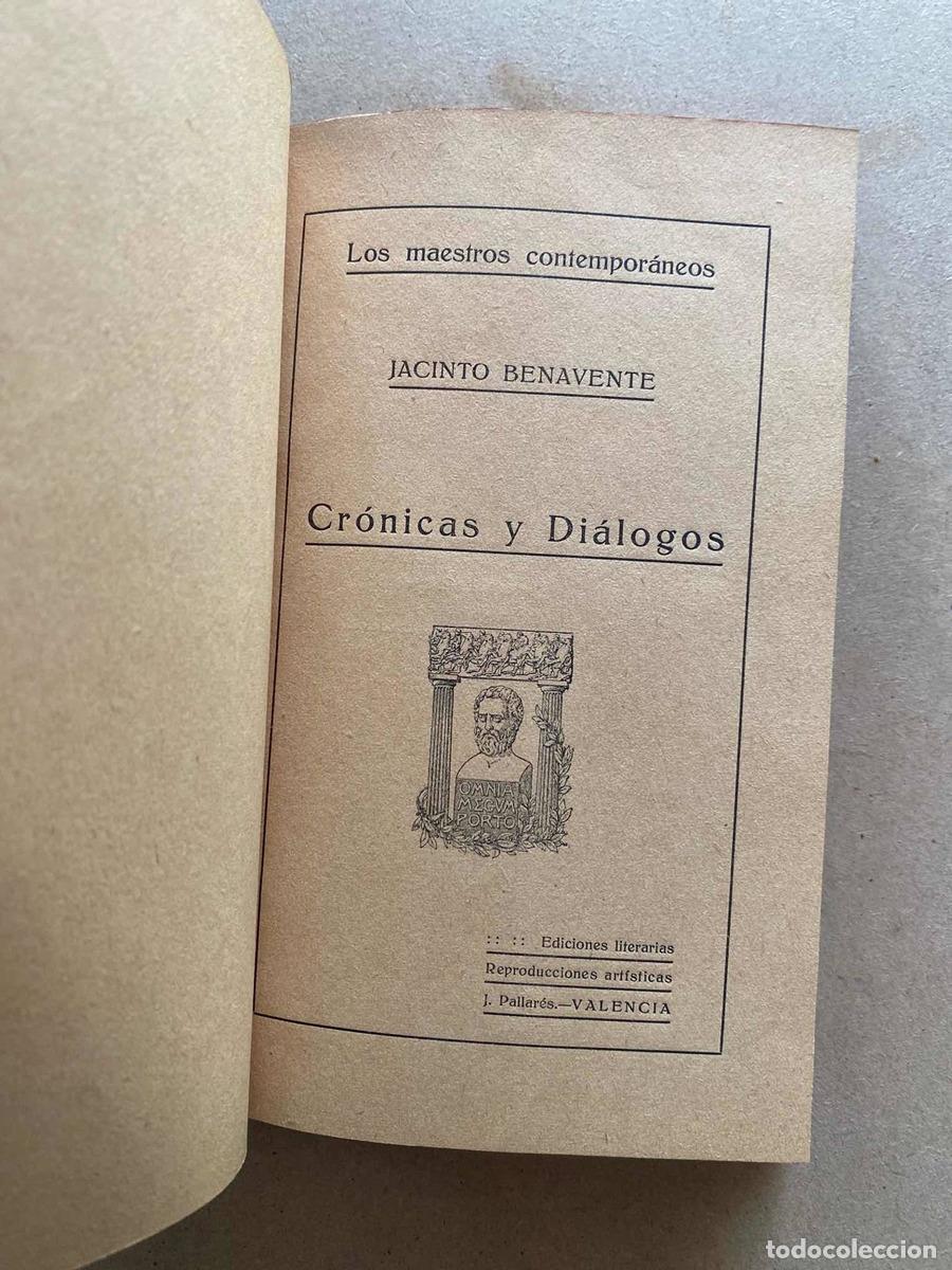 Libros: Cronicas y dialogos - Benavente Jacinto - Foto 1