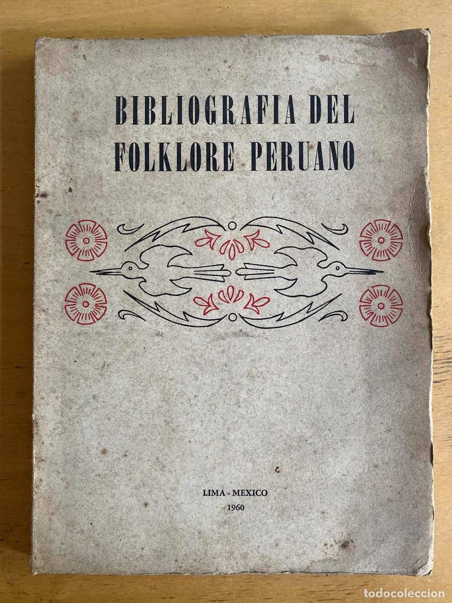 Libros: Bibliografia del Folklore Peruano - Arguedas Jose Maria - Foto 1