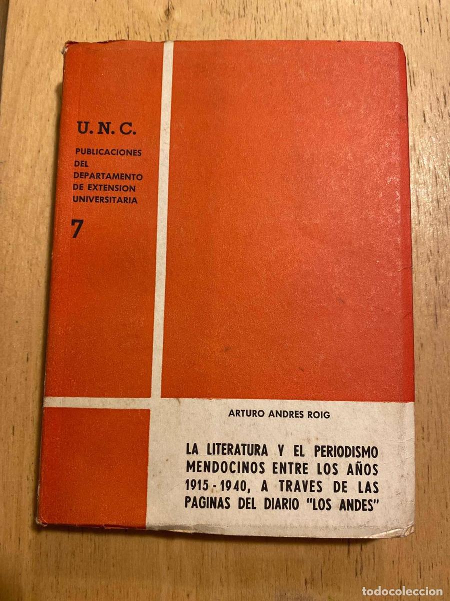B&uuml;cher: a traves de las paginas del diario Los Andes, La literatura y el periodismo mendocinos entre los a&ntilde;o