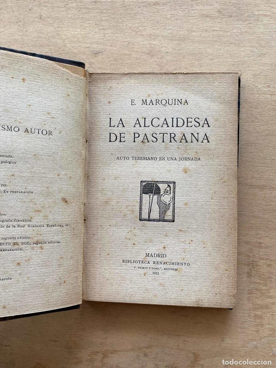 Libros: La alcaidesa de Pastrana - E. Marquina - Foto 1