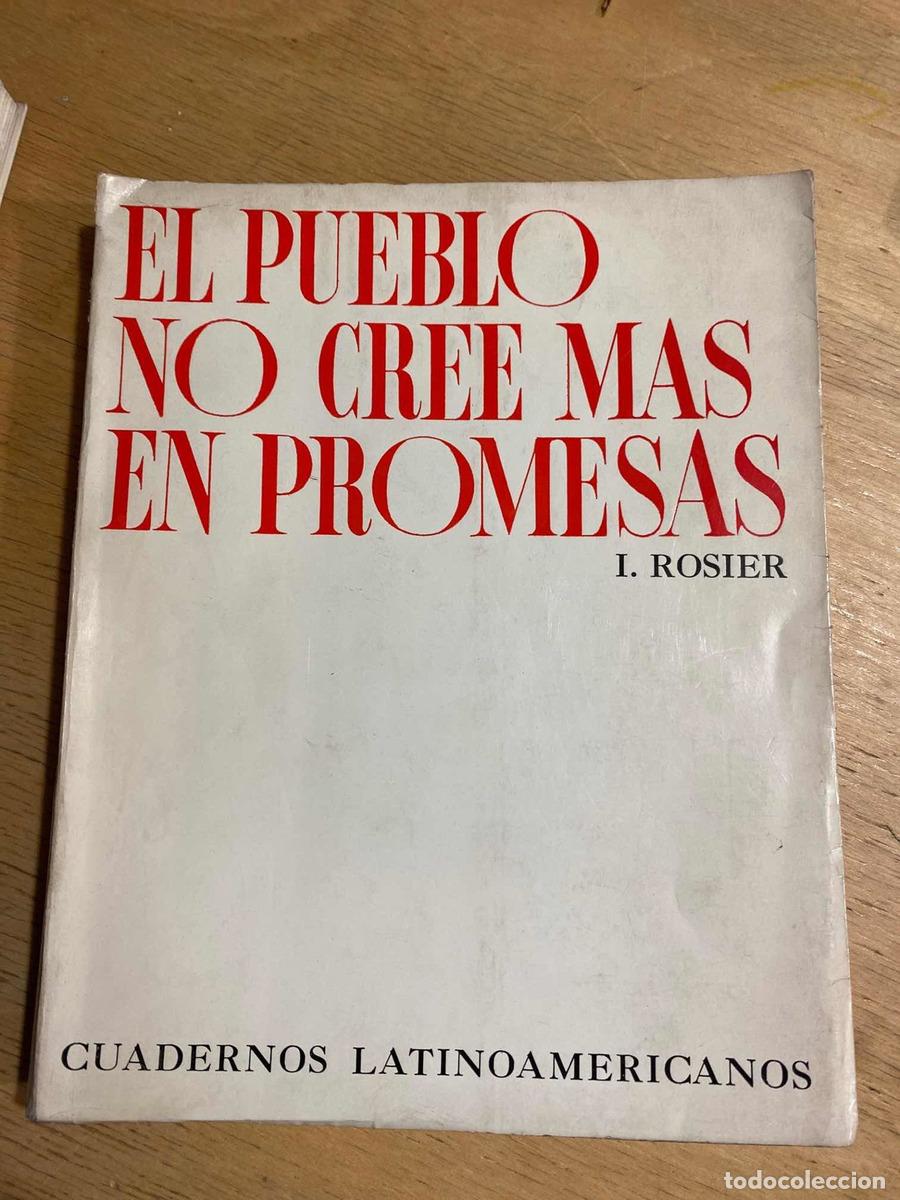 Libros: El pueblo no cree en promesas - I. Rosier