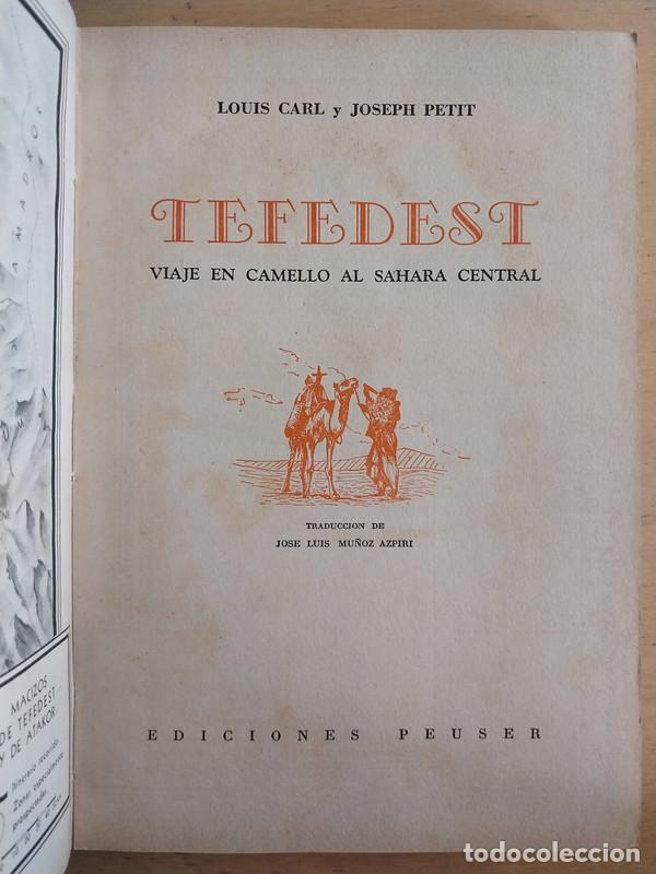 Libros: Tefedest - Carl Joseph Luis; Petit - Foto 1