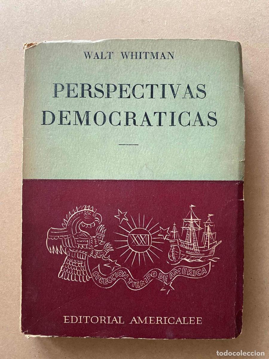 Libros: Perspectivas Democraticas � Whitman, Walt (a1) - Foto 1
