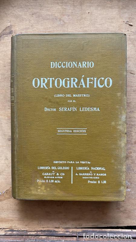 Libros: Diccionario ortografico - Ledesma Serafin - Foto 1
