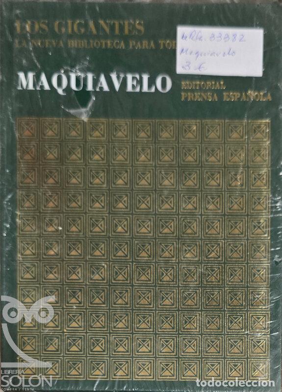 Libros: Maquiavelo - Aa. Vv. - Foto 1