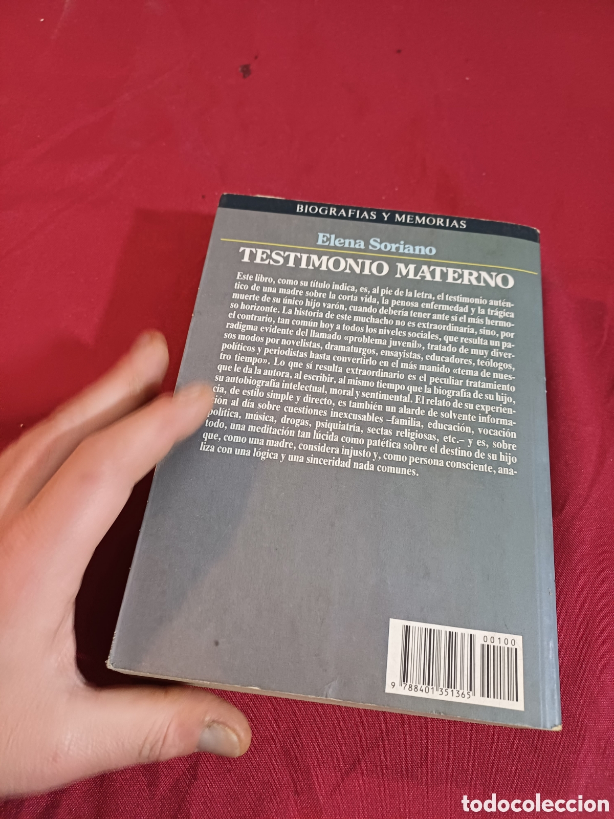 Libros: LIBRO, TESTIMONIO MATERNO, 1986 - Foto 3