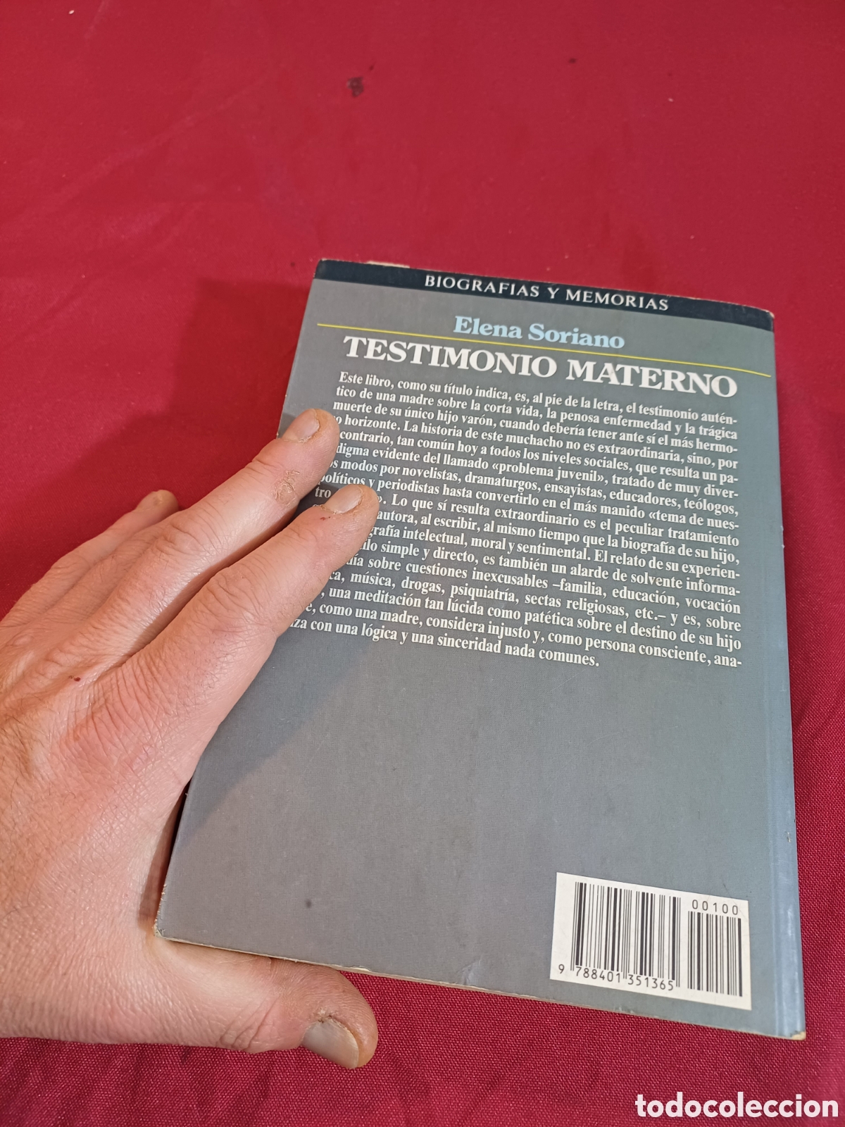 Libros: LIBRO, TESTIMONIO MATERNO, 1986 - Foto 4
