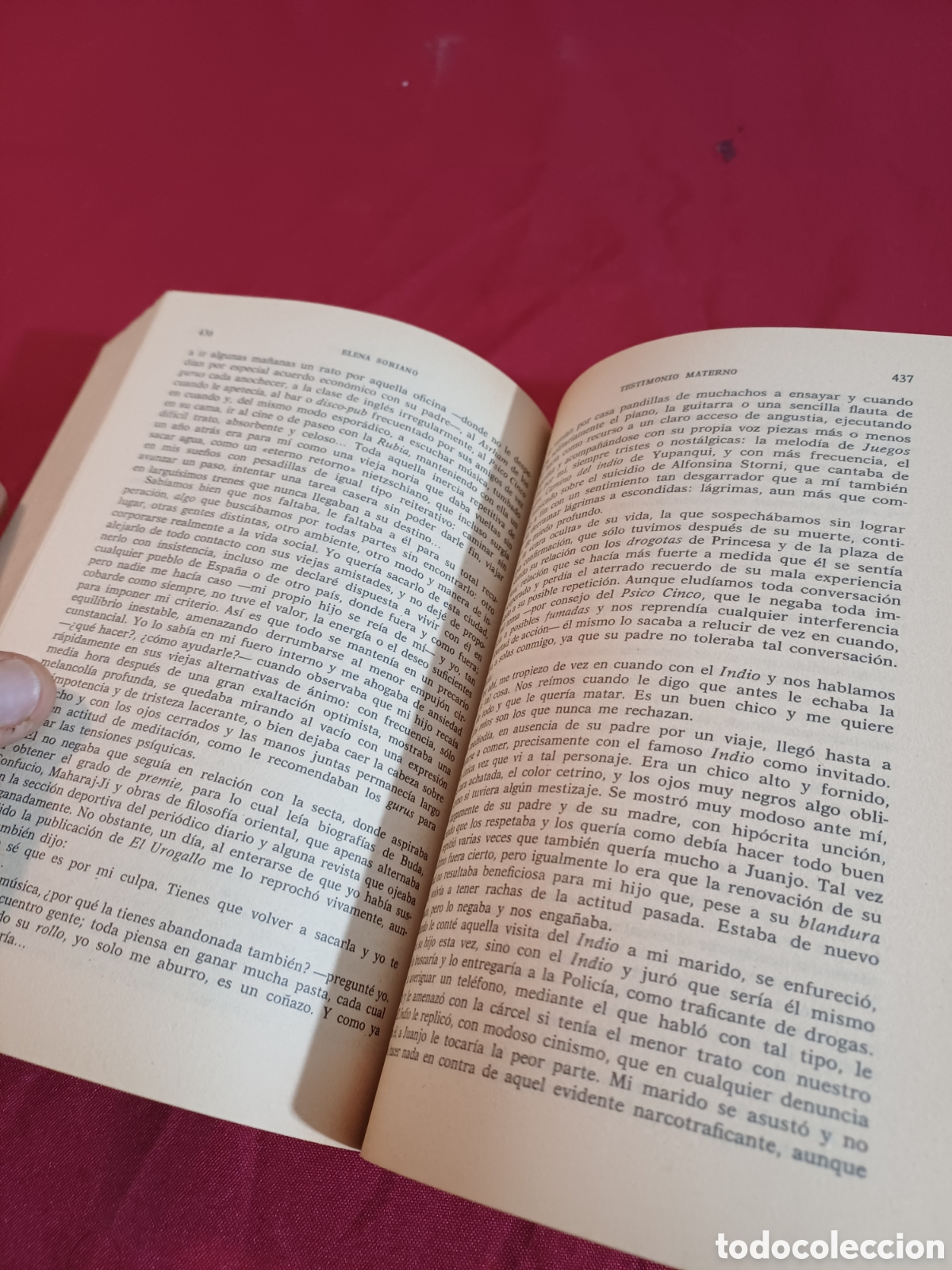 Libros: LIBRO, TESTIMONIO MATERNO, 1986 - Foto 7