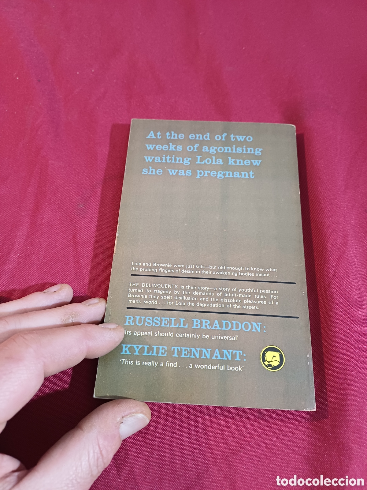 Libros: LIBRO, THE DELINQUENTS, 1964, EN INGL&Eacute;S - Foto 3