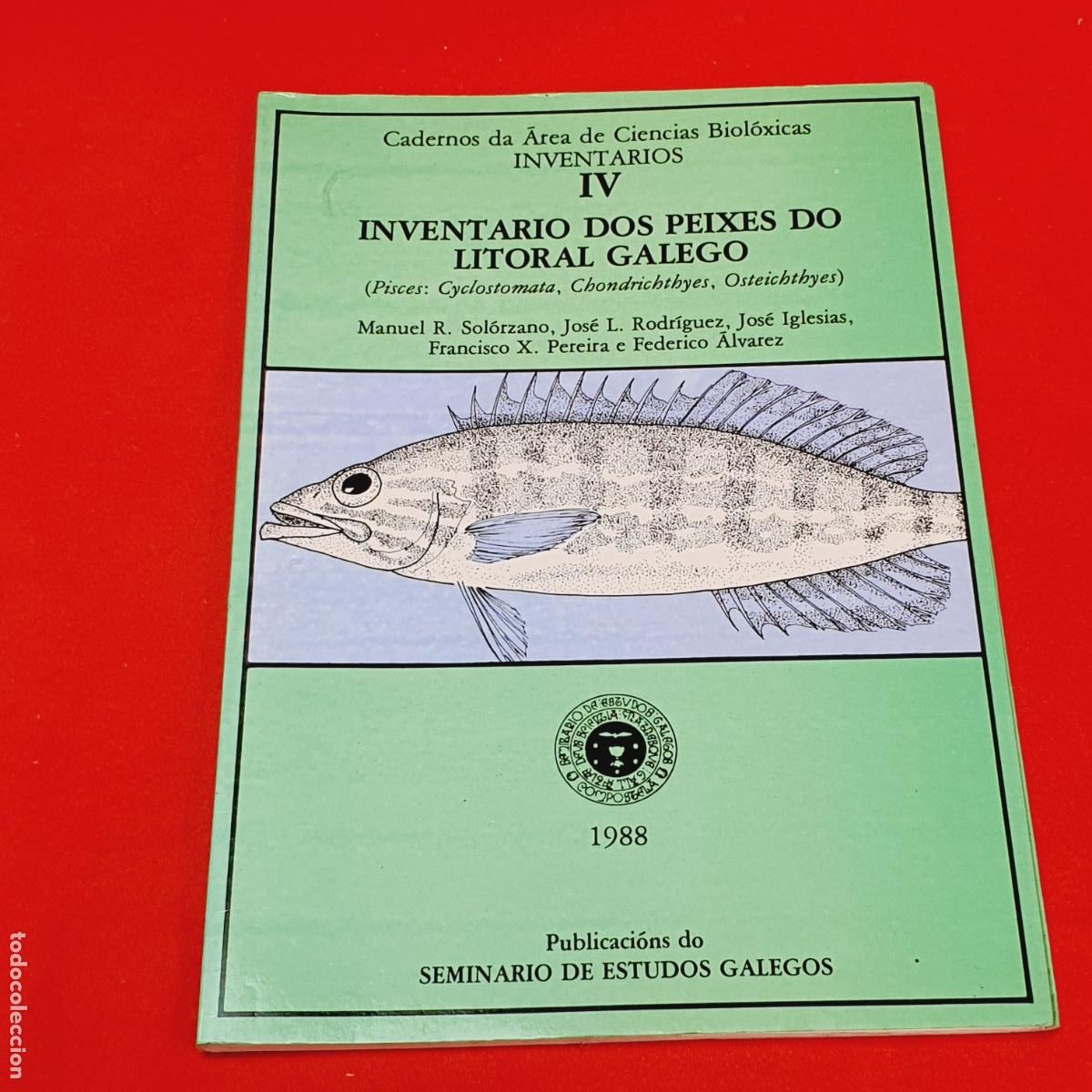 Libros: LIBRO-INVENTARIOS-IV-INVENTARIO DOS PEIXES DO LITORAL GALEGO-1988-SEMINARIO DE ESTUDOS GALEGOS