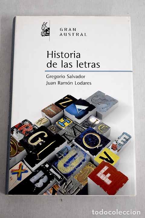Libros: Historia de las letras.- Salvador, Gregorio - Foto 1