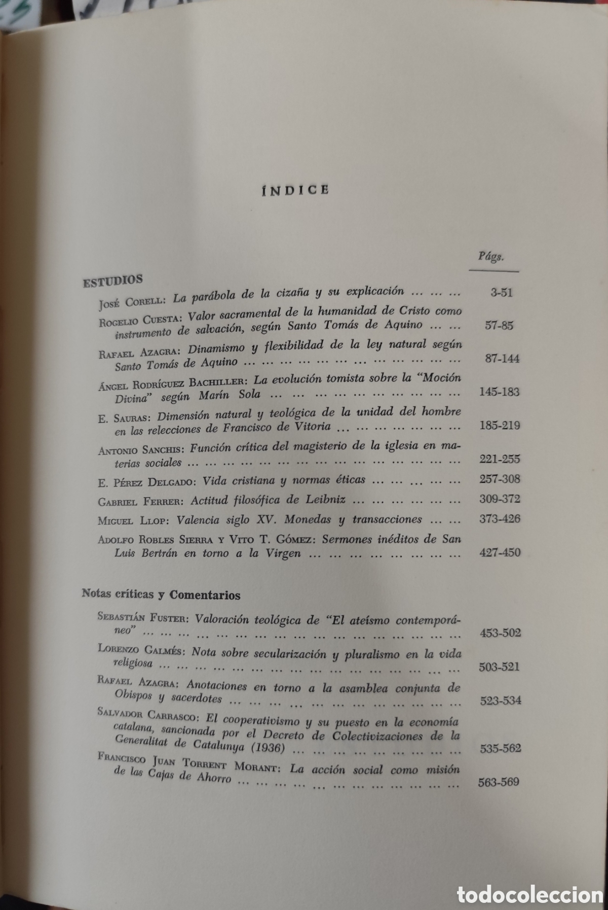 Libros: ESCRITOS DEL VEDAT. Vol. II - ANUARIO. - Foto 3