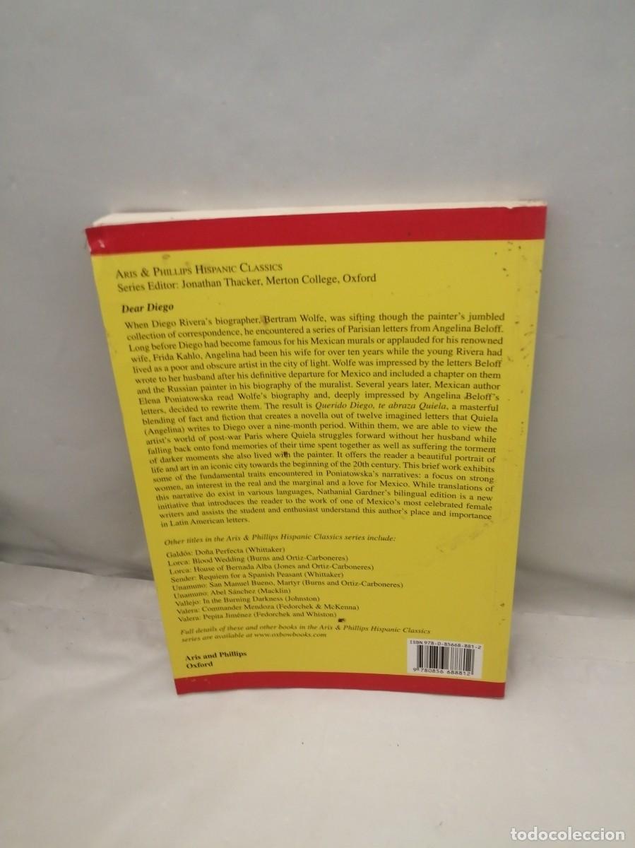 Libros: Dear Diego / Querido Diego, Te Abraza Quiela (Texto en espa&ntilde;ol e ingl&eacute;s) - Foto 2