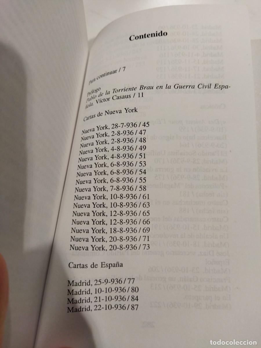 Libros: CARTAS Y CRONICAS DE ESPA&Ntilde;A - TORRIENTE BRAU, PABLO, DE LA - Foto 6