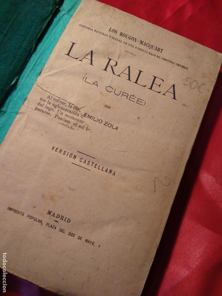 Libros: La Ralea (La cur&eacute;e) Emilio Zola L.27100-280 - Foto 4
