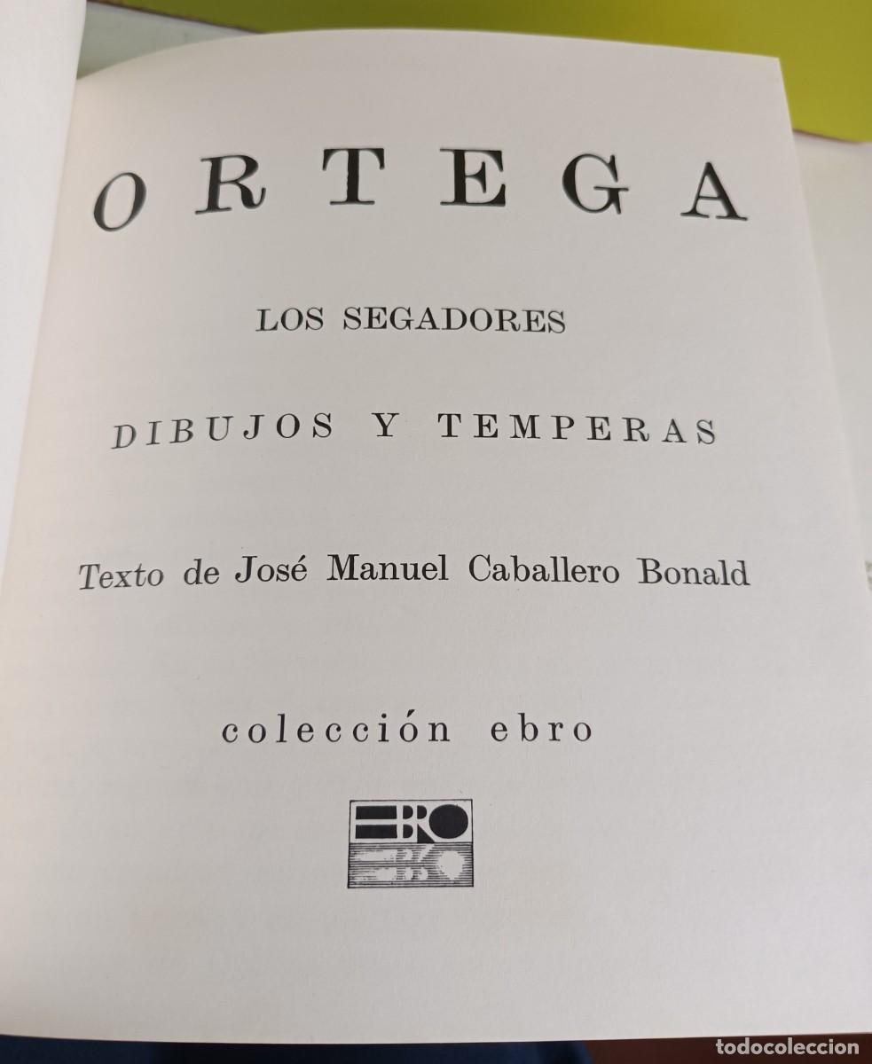 Libros: ORTEGA. - LOS SEGADORES. DIBUJOS Y TEMPERAS colecci&oacute;n Ebro - Foto 2