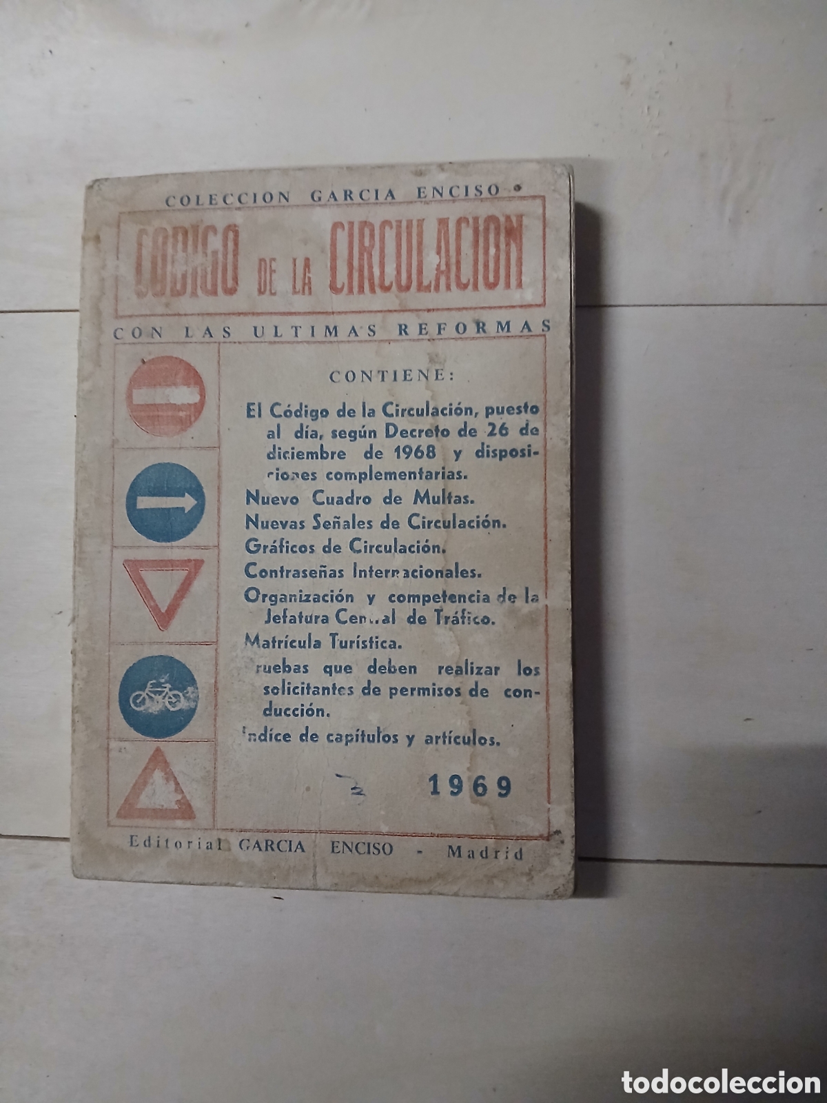 Libros: C&oacute;digo de circulaci&oacute;n 1969 - Foto 1