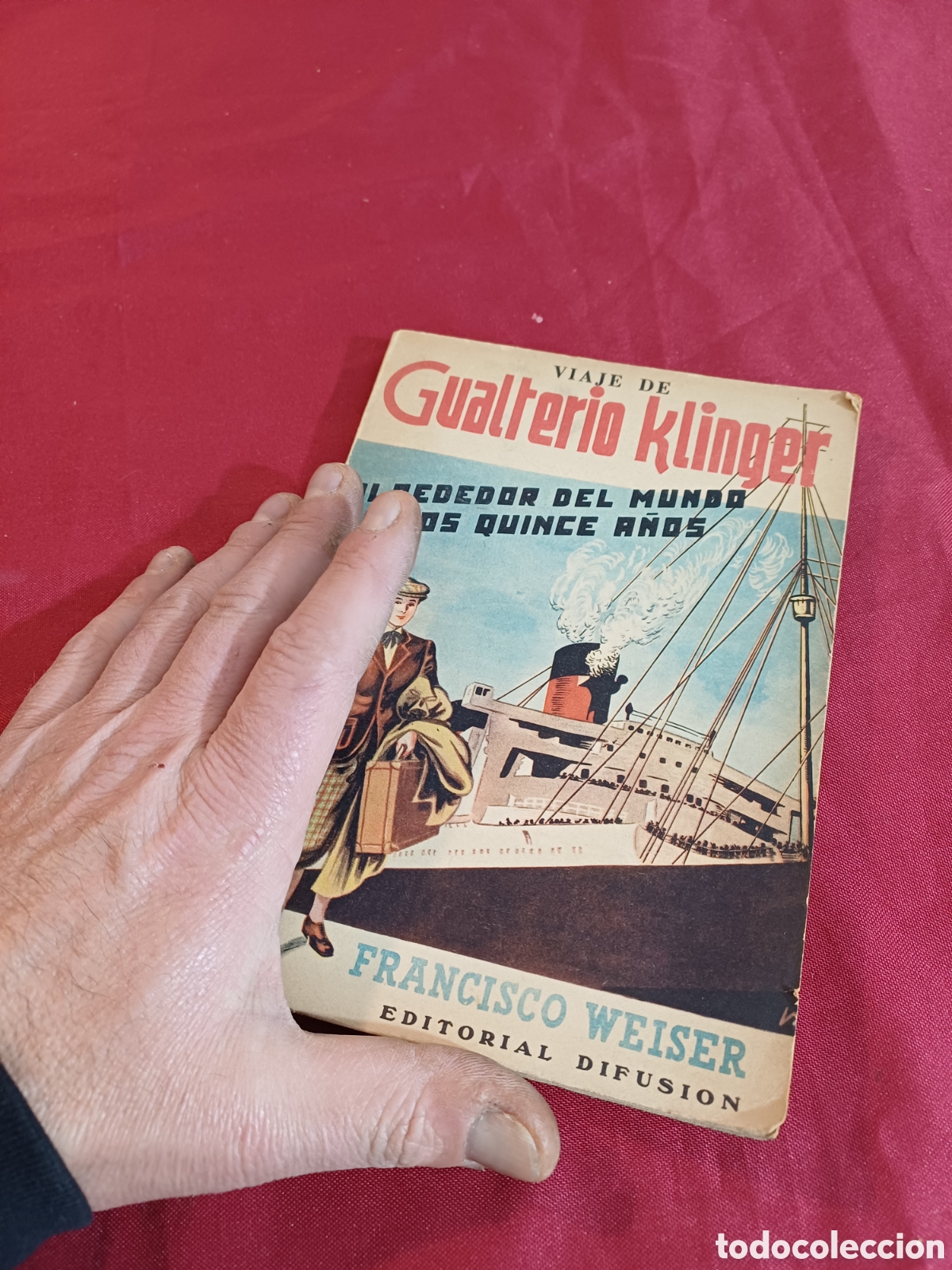 Libros: ANTIGUO LIBRO, VIAJE DE GUALTERIO KLINGER, - Foto 3