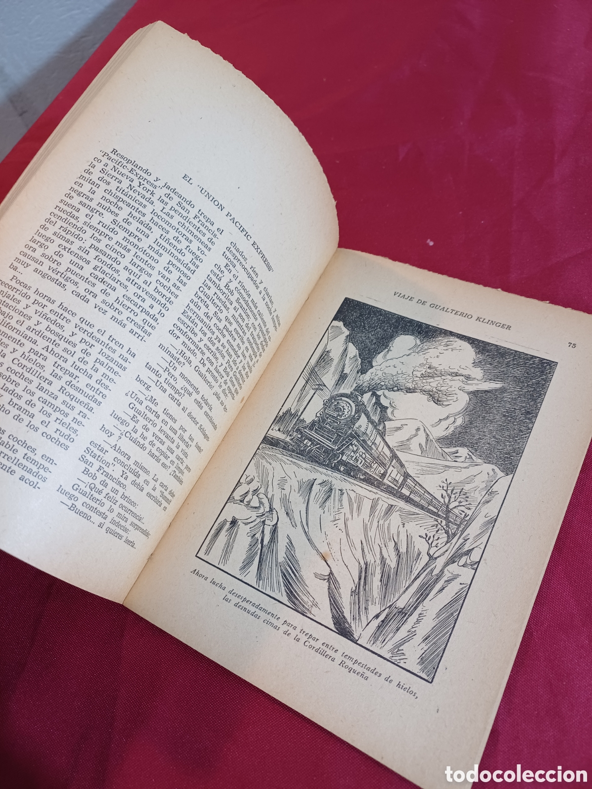 Libros: ANTIGUO LIBRO, VIAJE DE GUALTERIO KLINGER, - Foto 7