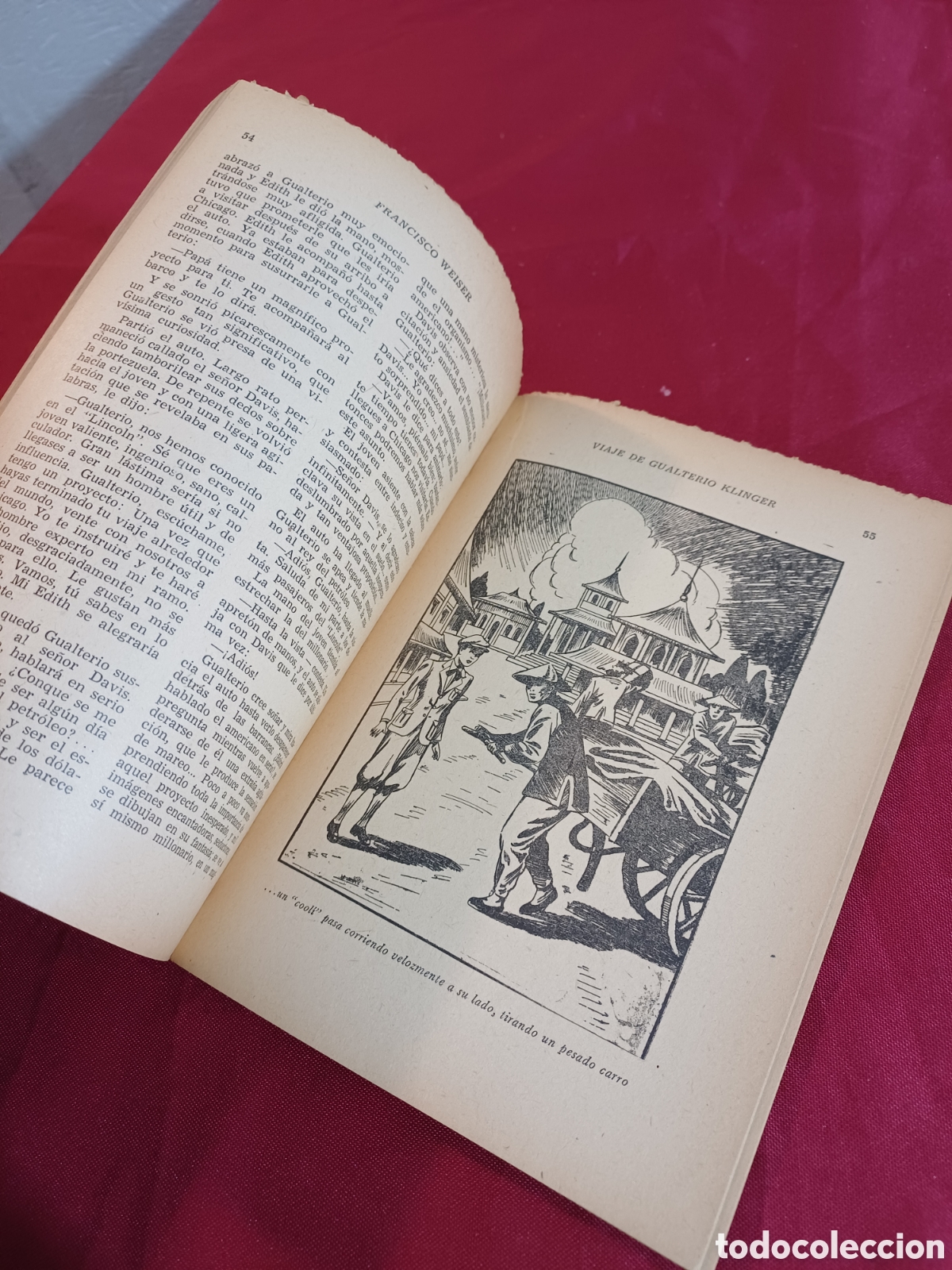 Libros: ANTIGUO LIBRO, VIAJE DE GUALTERIO KLINGER, - Foto 8