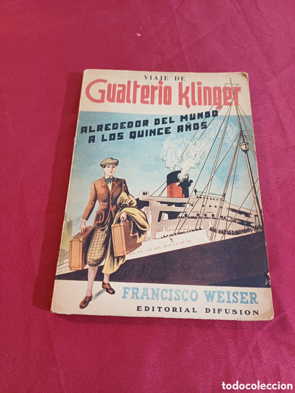 Libros: ANTIGUO LIBRO, VIAJE DE GUALTERIO KLINGER, - Foto 1