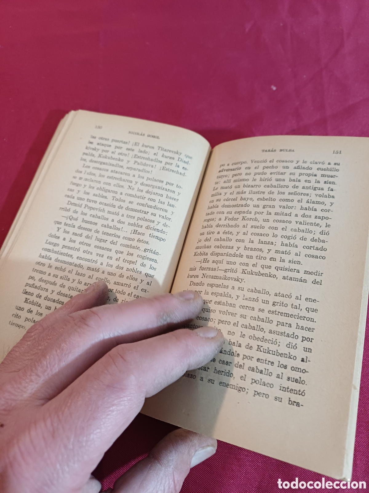 Libros: ANTIGUO LIBRO, GOGOL, TAR&Aacute;S BULBA - Foto 6